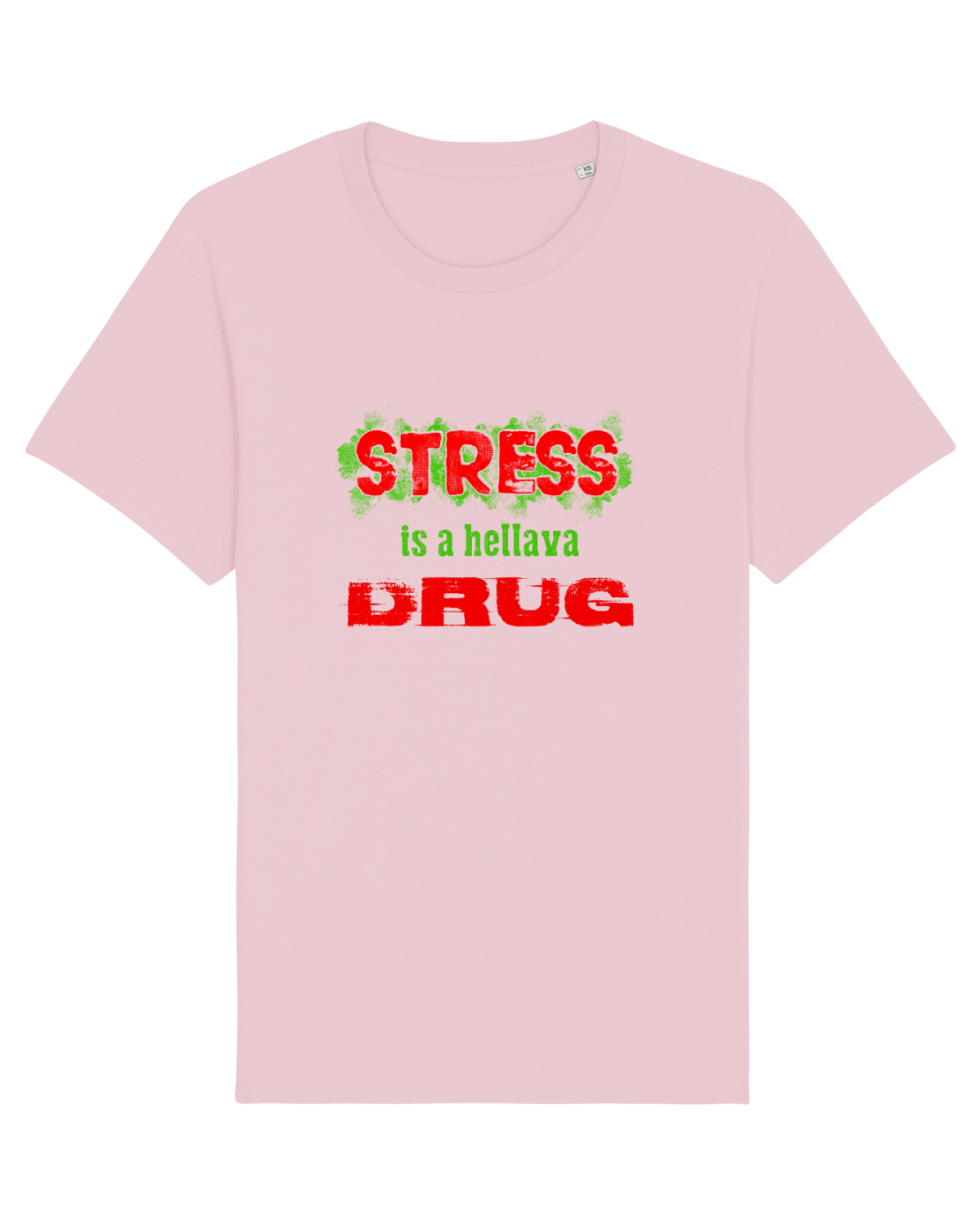 Tricou mânecă scurtă Unisex Rocker Cotton Pink