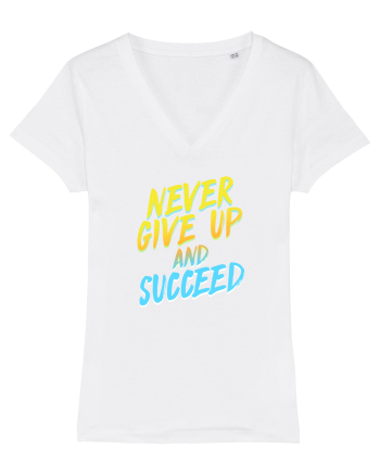 Never give up White