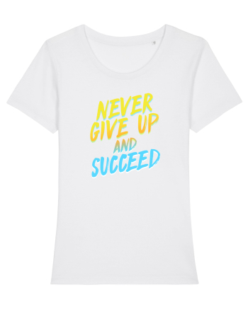 Never give up White