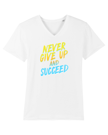 Never give up White