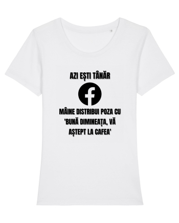 Azi esti tanar maine distribui poza cu buna dimineata va astept la cafea White