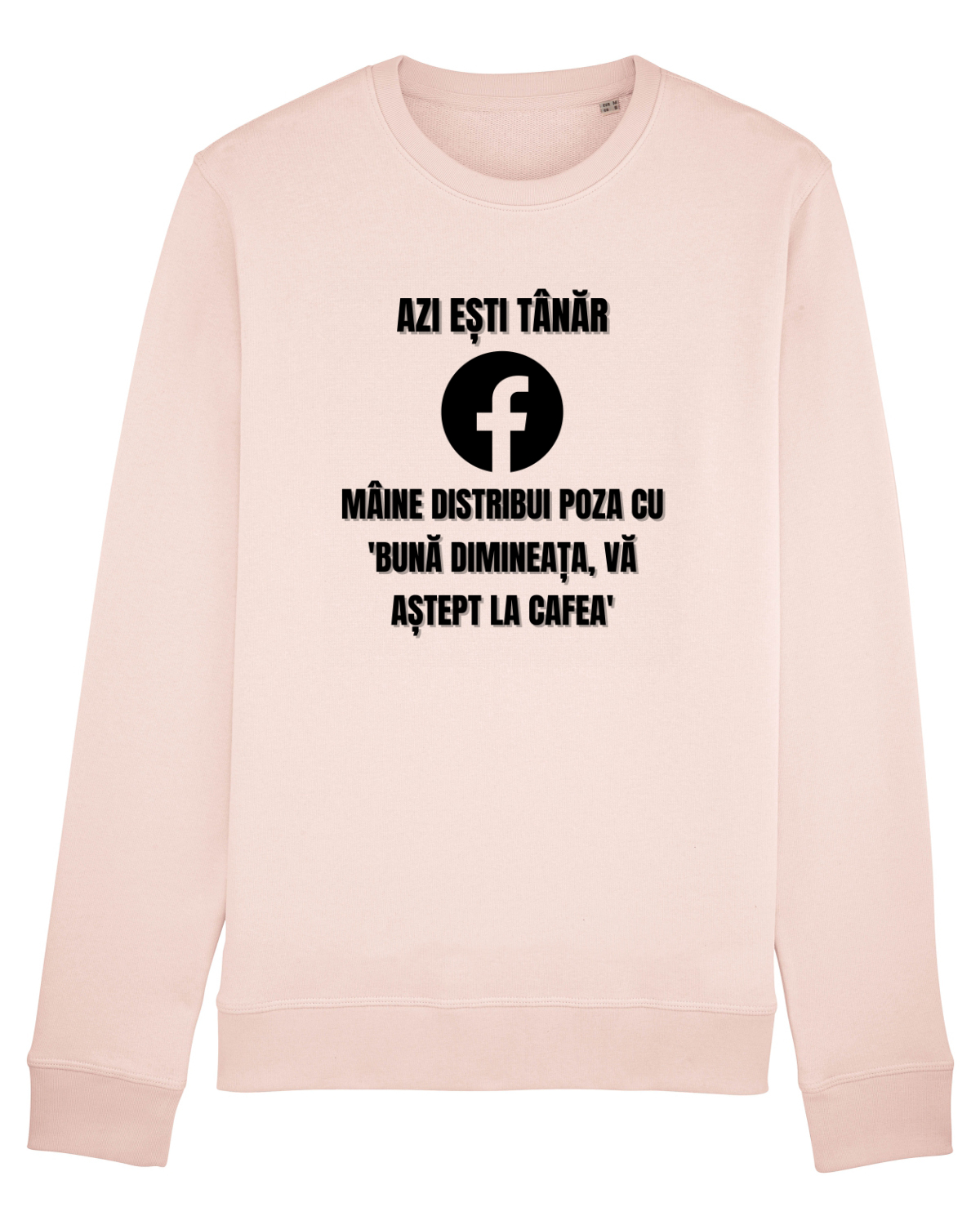 Bluză mânecă lungă Unisex Rise Candy Pink