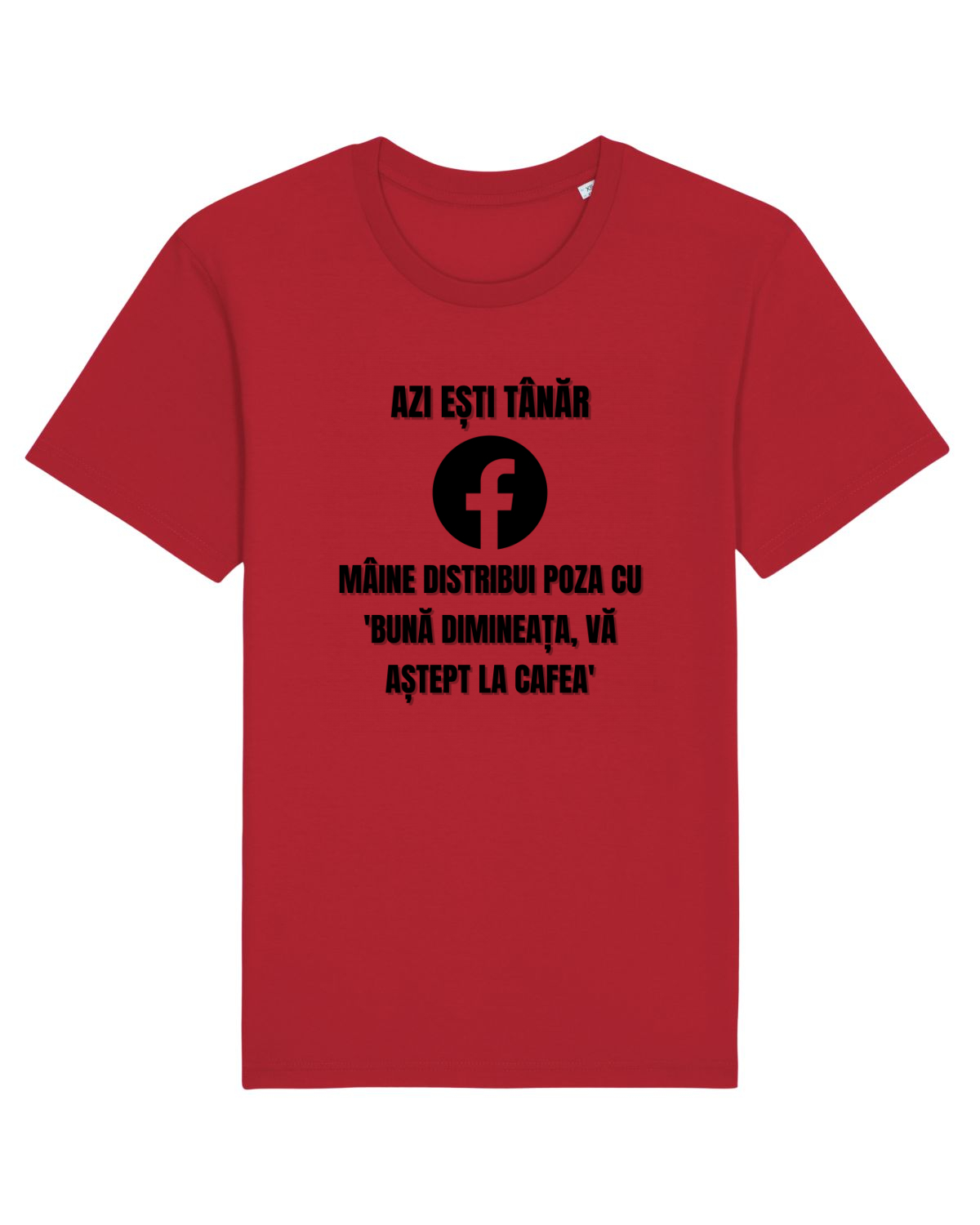 Tricou mânecă scurtă Unisex Rocker Red