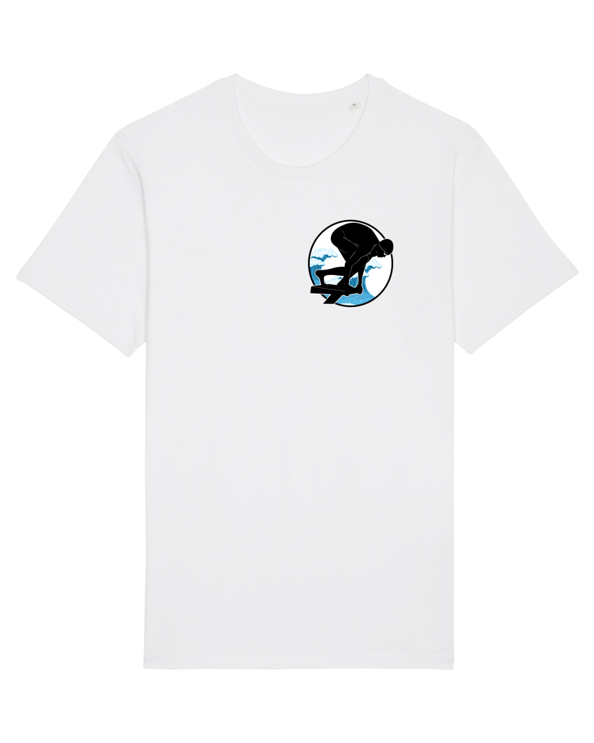 Tricou mânecă scurtă Unisex Rocker White