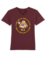 pentru camping - A bad day at camp is better than a good day at work Tricou mânecă scurtă guler V Bărbat Presenter