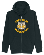 pentru camping - Born to be wild and free Hanorac cu fermoar Unisex Connector