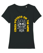 pentru camping - Couch potato on the move Tricou mânecă scurtă guler larg fitted Damă Expresser