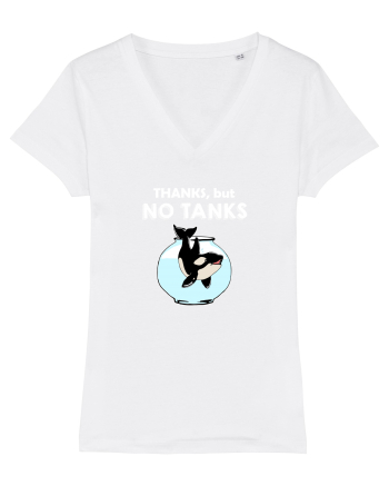 Thanks, but NO TANKS White