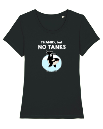 Thanks, but NO TANKS Black