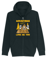 pentru camping - Mountains love me too Hanorac cu fermoar Unisex Connector