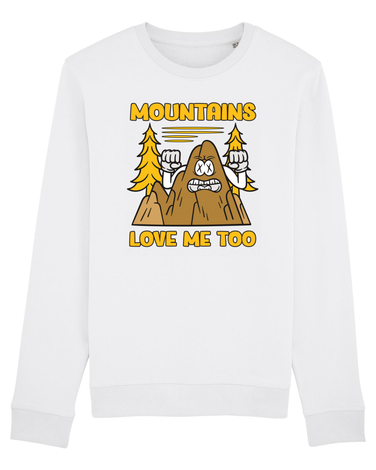 Bluză mânecă lungă Unisex Rise White
