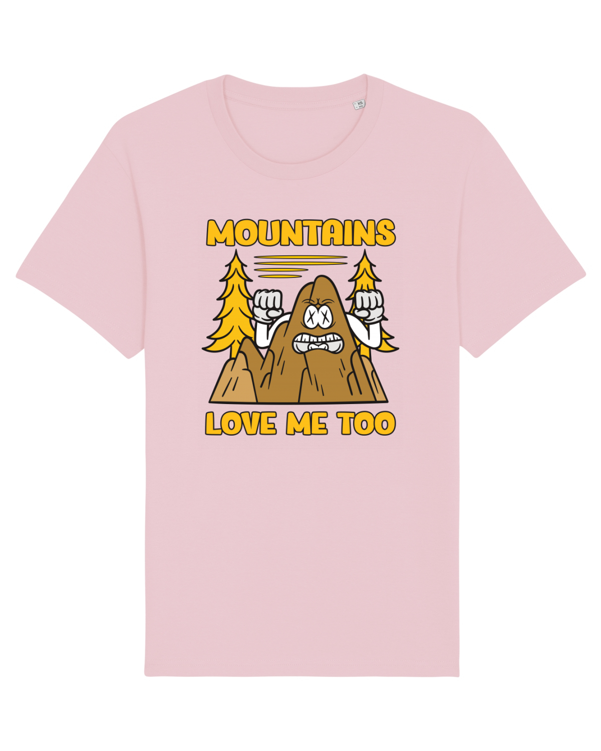 Tricou mânecă scurtă Unisex Rocker Cotton Pink