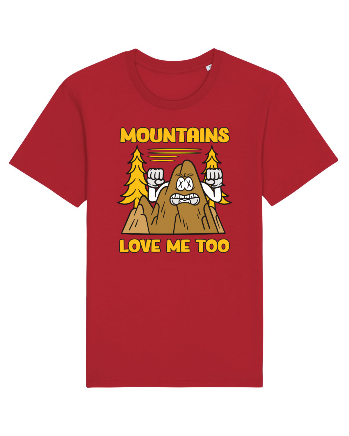 Tricou mânecă scurtă Unisex Rocker Red