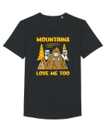 pentru camping - Mountains love me too Tricou mânecă scurtă guler larg Bărbat Skater