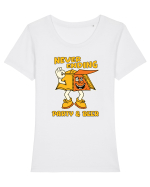 pentru camping - Neverending party and beer Tricou mânecă scurtă guler larg fitted Damă Expresser