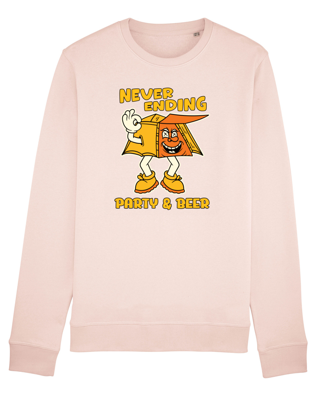 Bluză mânecă lungă Unisex Rise Candy Pink