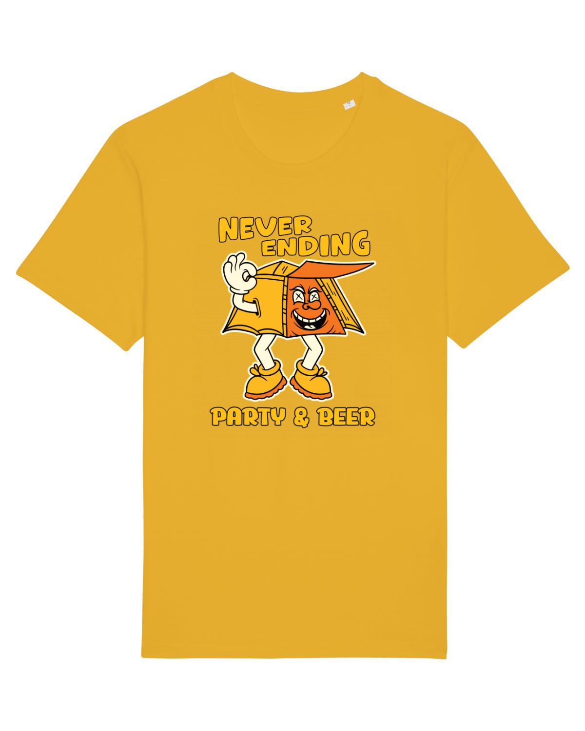 Tricou mânecă scurtă Unisex Rocker Spectra Yellow