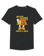 pentru camping - Neverending party and beer Tricou mânecă scurtă guler larg Bărbat Skater