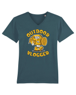 pentru camping - Outdoor vlogger Tricou mânecă scurtă guler V Bărbat Presenter