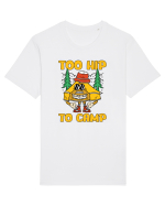 pentru camping - Too hip to camp Tricou mânecă scurtă Unisex Rocker