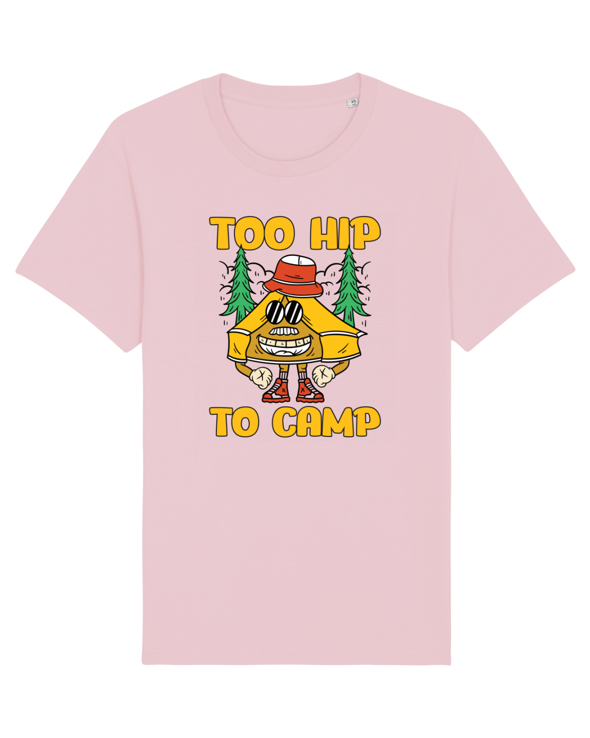 Tricou mânecă scurtă Unisex Rocker Cotton Pink