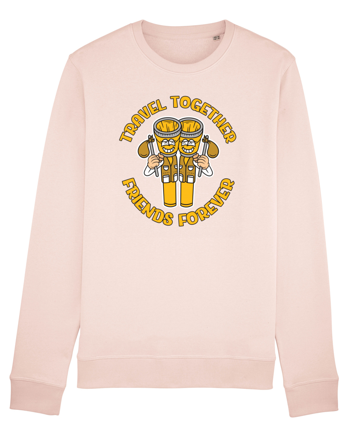 Bluză mânecă lungă Unisex Rise Candy Pink