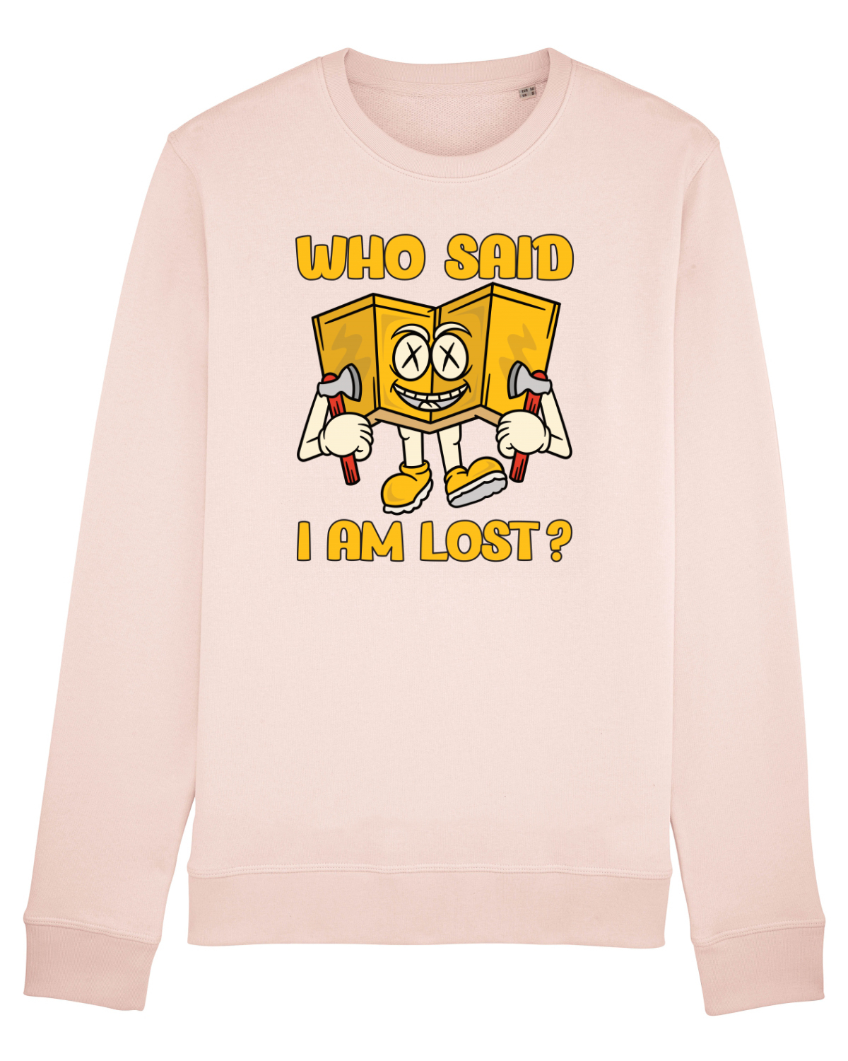 Bluză mânecă lungă Unisex Rise Candy Pink