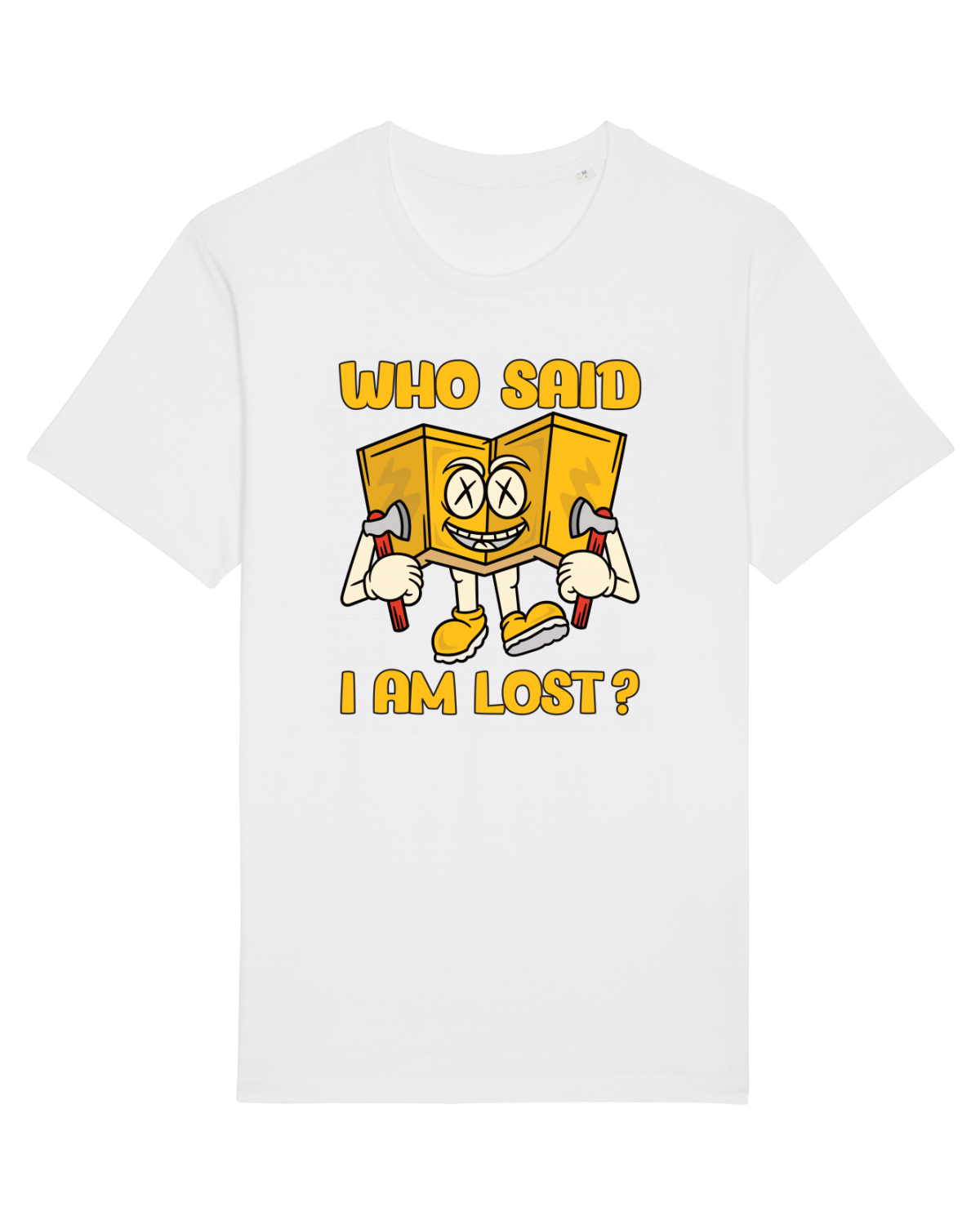 Tricou mânecă scurtă Unisex Rocker White