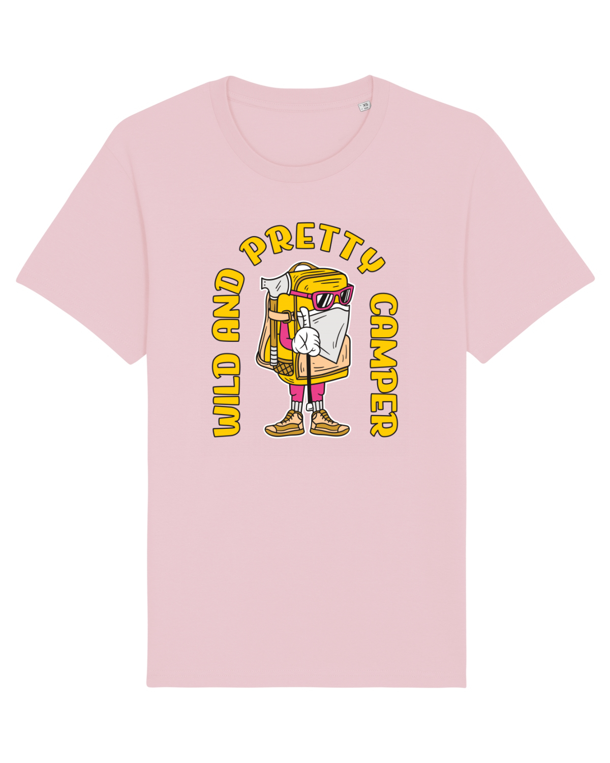 Tricou mânecă scurtă Unisex Rocker Cotton Pink