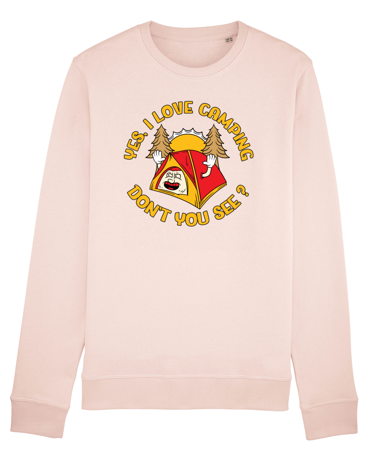 Bluză mânecă lungă Unisex Rise Candy Pink
