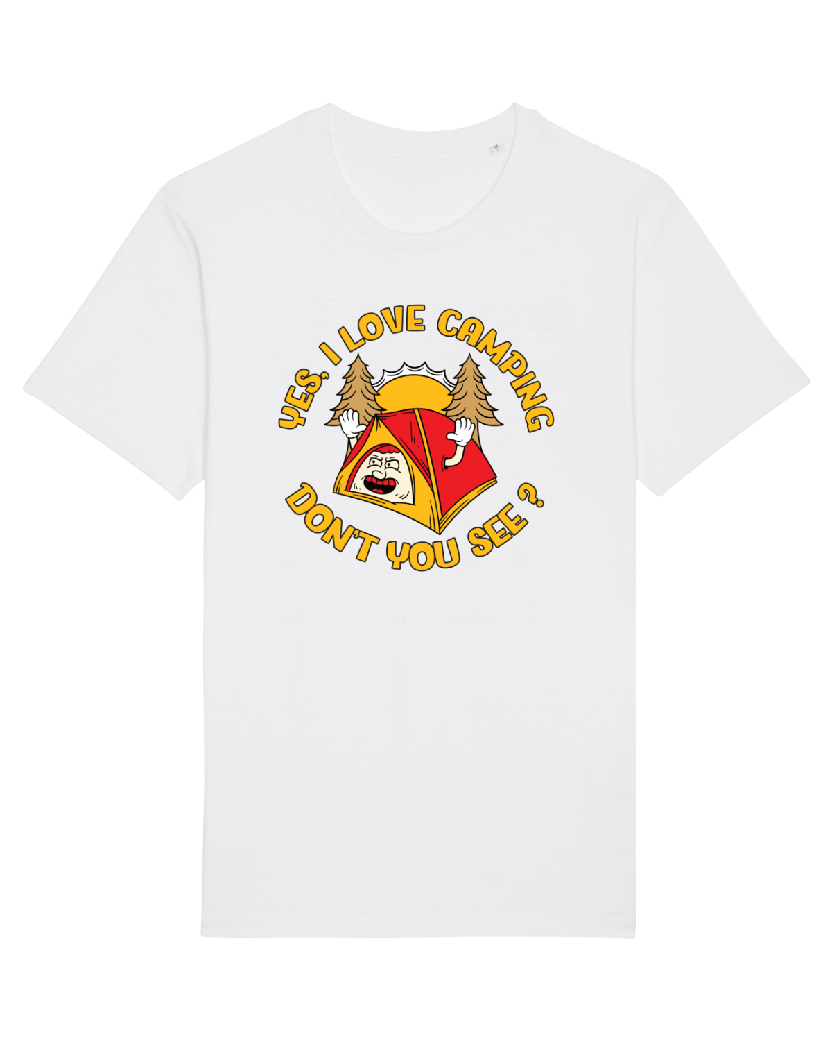 Tricou mânecă scurtă Unisex Rocker White