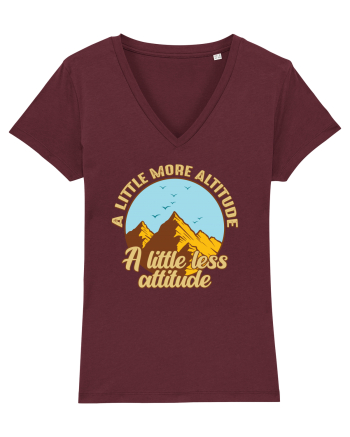 pentru montaniarzi - A little more altitude Burgundy