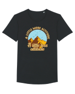 pentru montaniarzi - A little more altitude Tricou mânecă scurtă guler larg Bărbat Skater