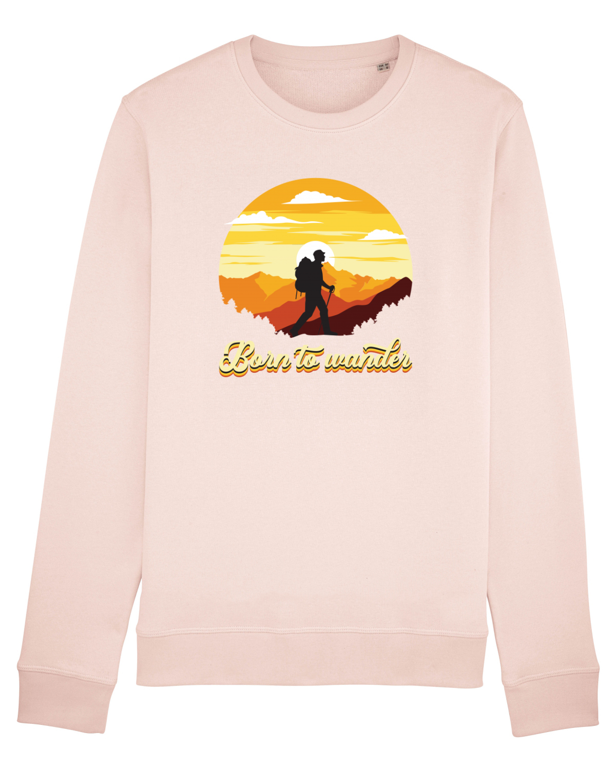 Bluză mânecă lungă Unisex Rise Candy Pink