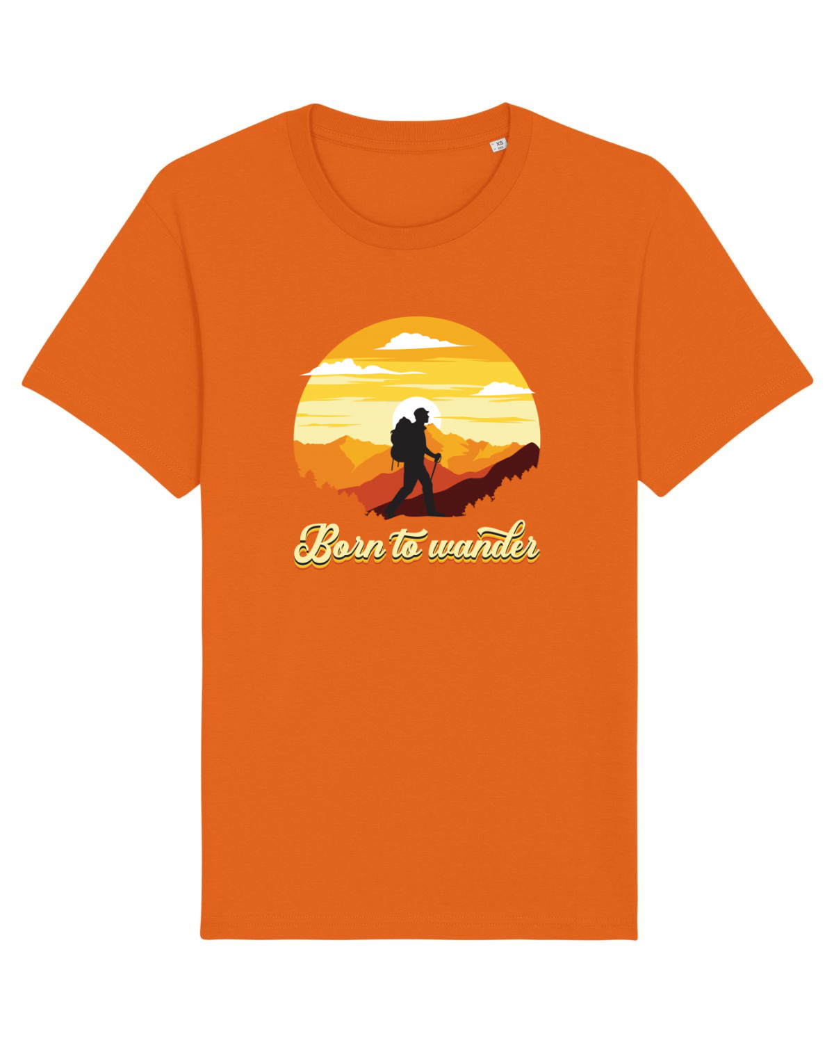 Tricou mânecă scurtă Unisex Rocker Bright Orange