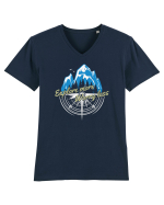 pentru montaniarzi - Explore more worry less Tricou mânecă scurtă guler V Bărbat Presenter
