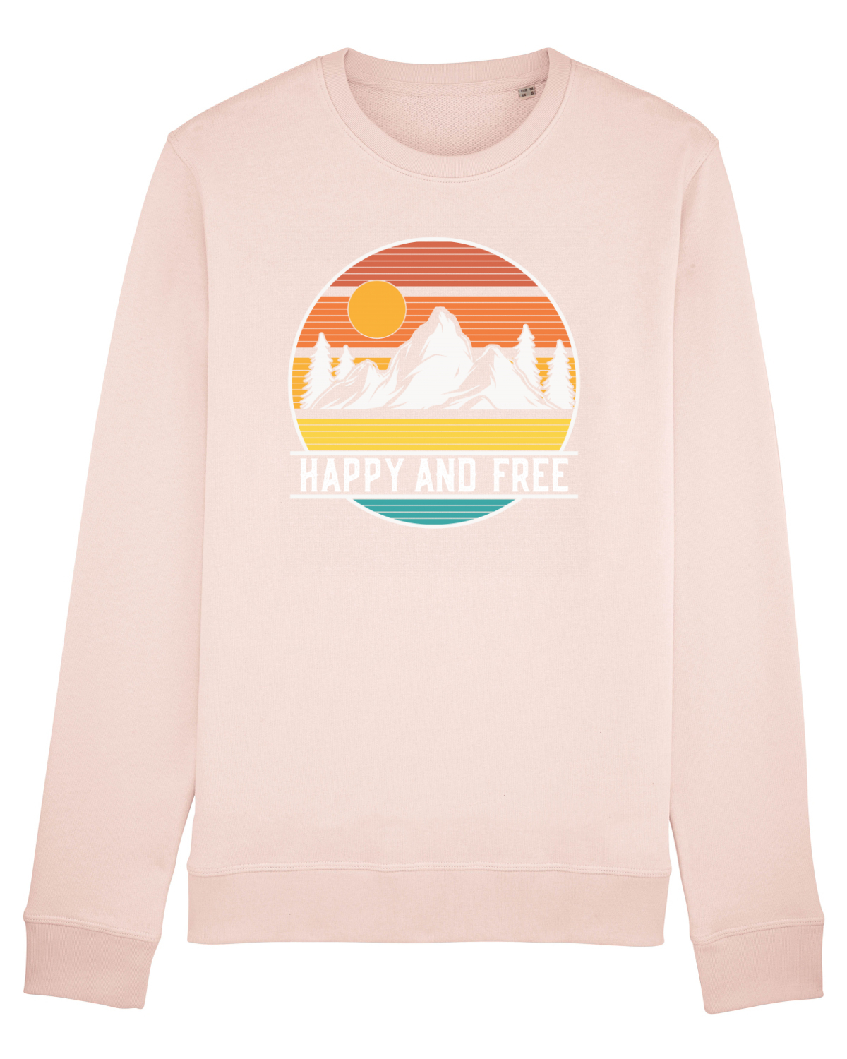 Bluză mânecă lungă Unisex Rise Candy Pink