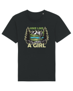 pentru montaniarde - Hike like a girl Tricou mânecă scurtă Unisex Rocker