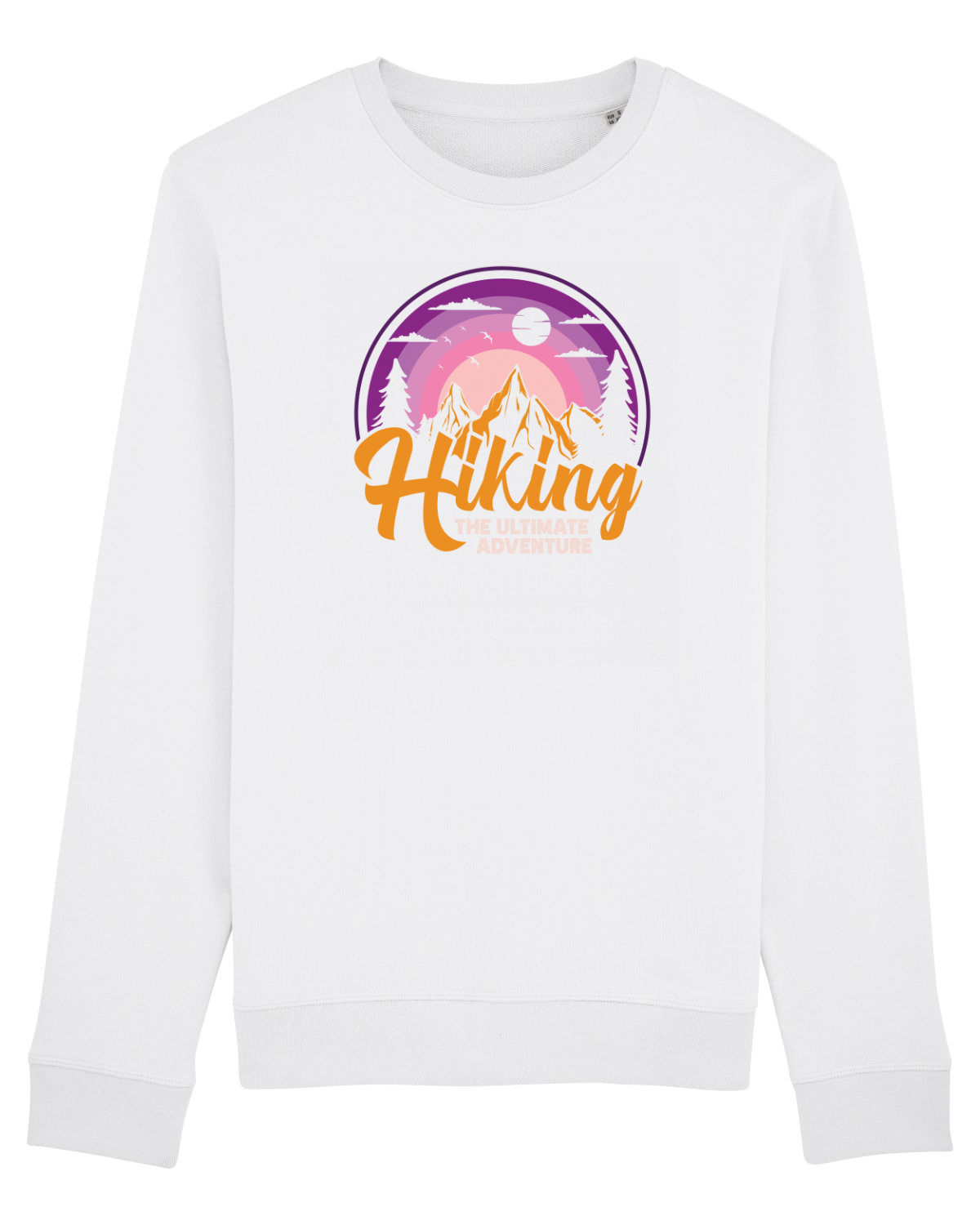 Bluză mânecă lungă Unisex Rise White
