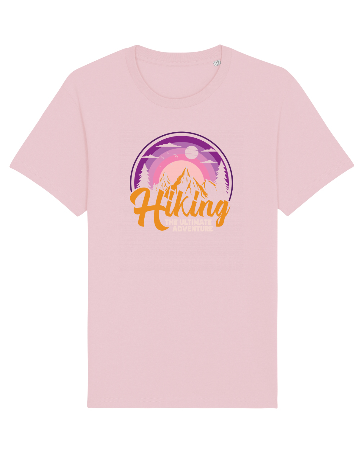 Tricou mânecă scurtă Unisex Rocker Cotton Pink