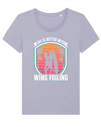 Life is better with wing foiling Lavender