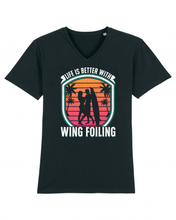 Life is better with wing foiling Black