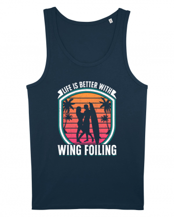 Life is better with wing foiling Navy