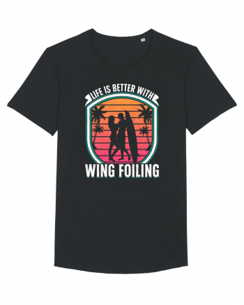 Life is better with wing foiling Black