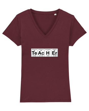 TEACHER Burgundy