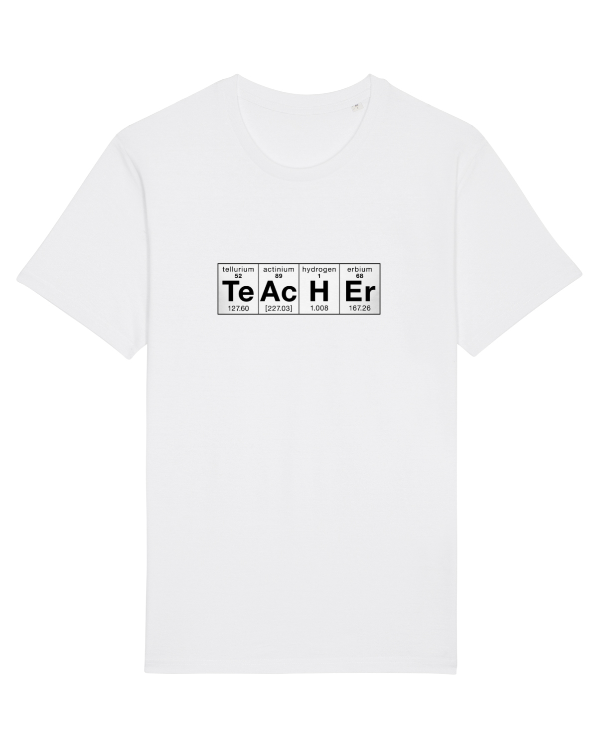 Tricou mânecă scurtă Unisex Rocker White