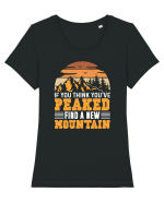 pentru montaniarzi - If you think you have peaked Tricou mânecă scurtă guler larg fitted Damă Expresser
