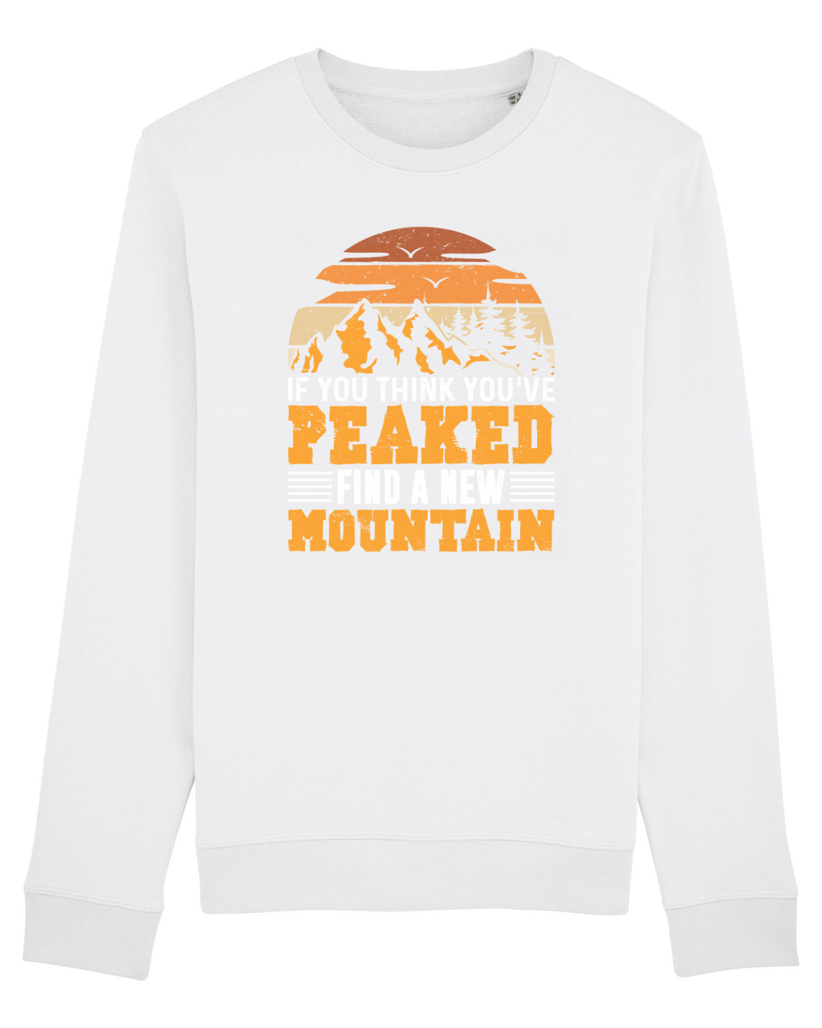 Bluză mânecă lungă Unisex Rise White