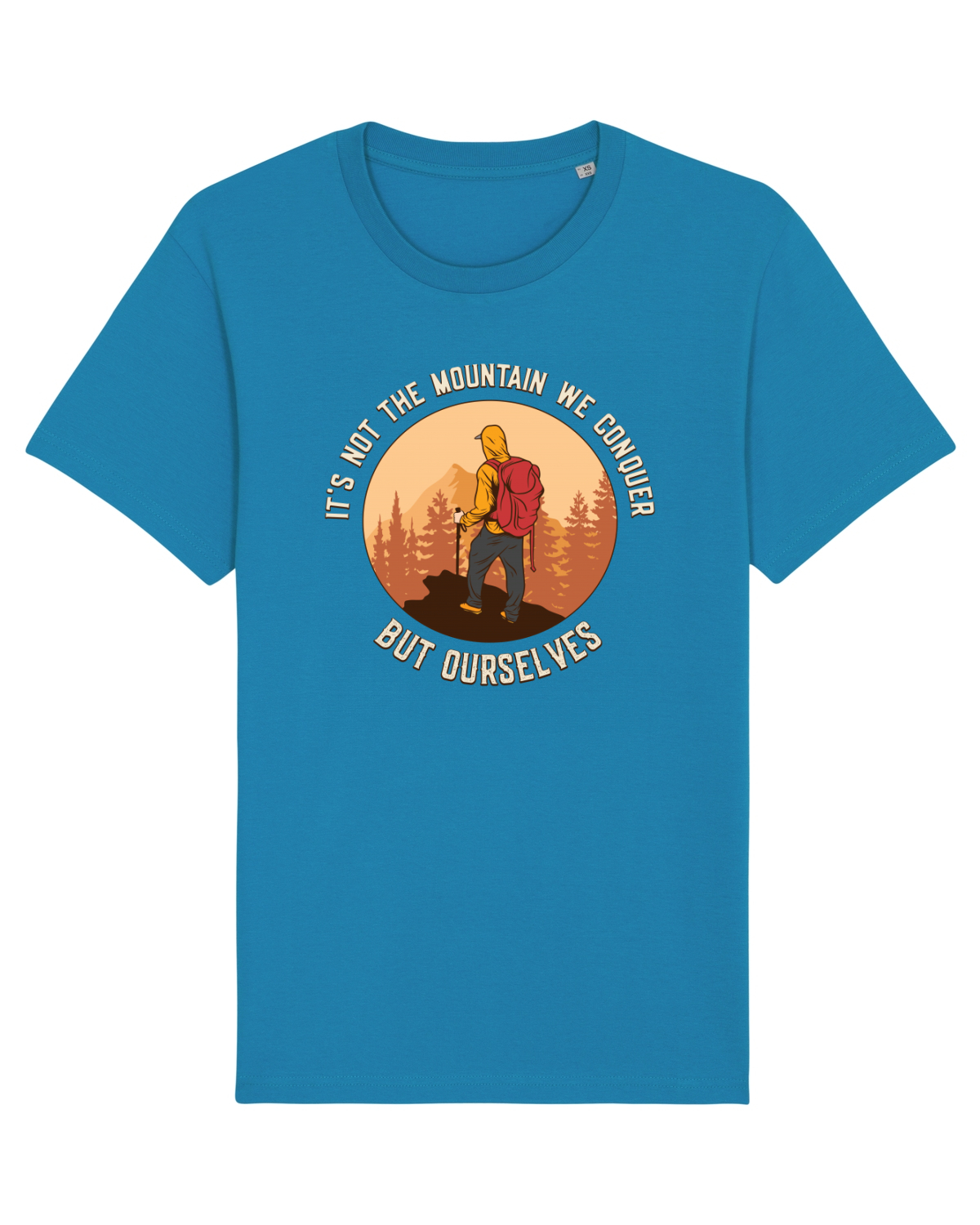 Tricou mânecă scurtă Unisex Rocker Azur
