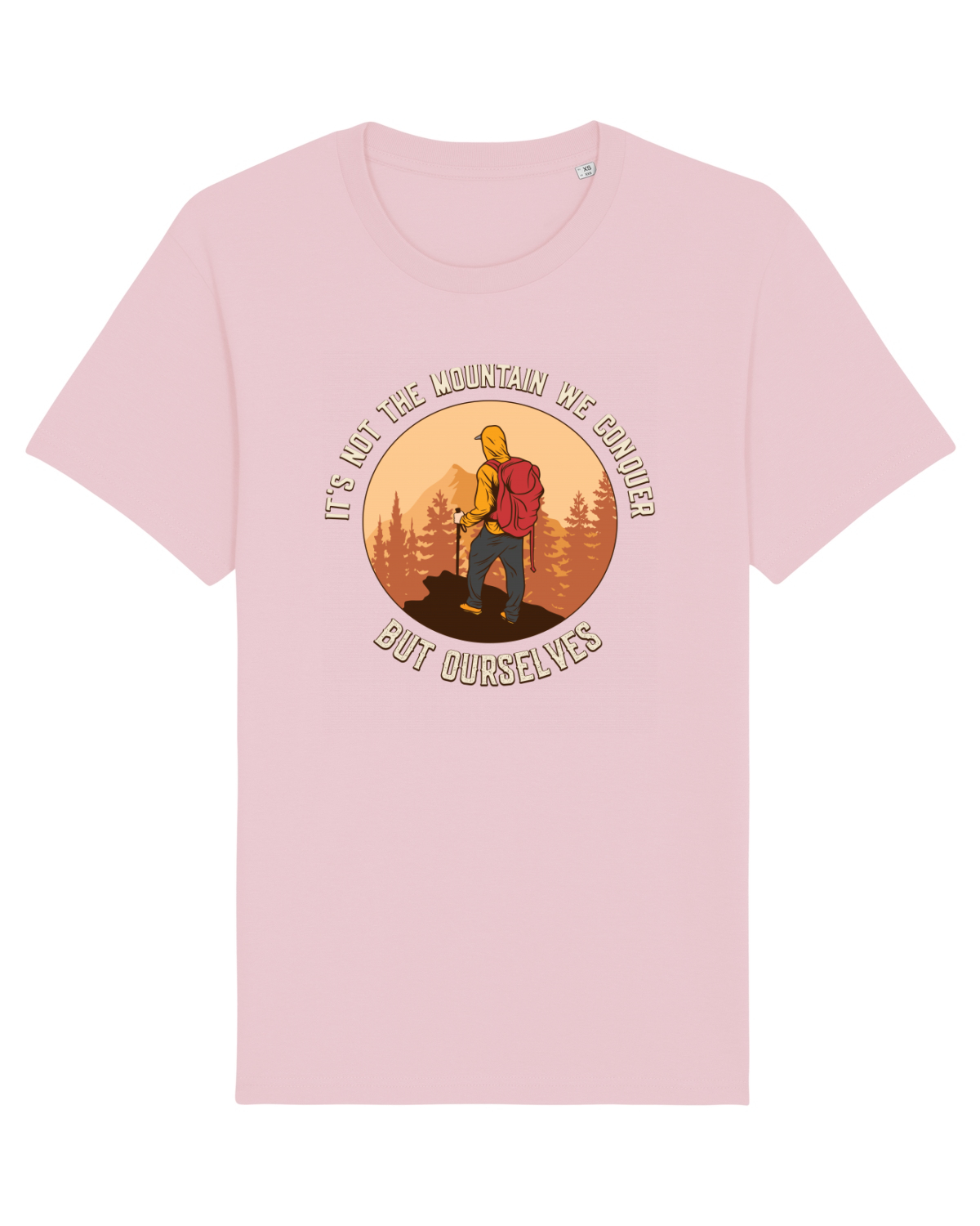 Tricou mânecă scurtă Unisex Rocker Cotton Pink